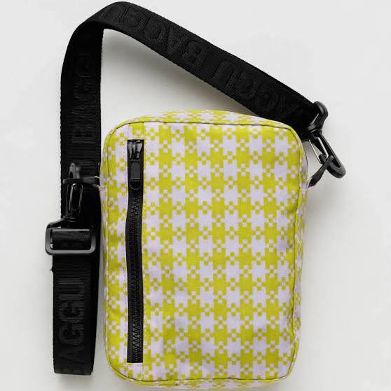 Baggu Sport Crossbody Bag | Geelong Stockist Pink Pistachio Pixel Gingham