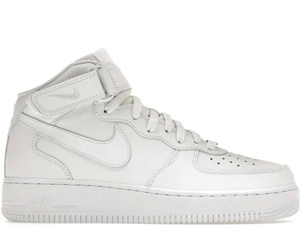 Nike Air Force 1 Mid Triple White (Women's)