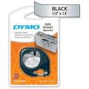 Dymo LetraTag 12mm x 4M Silver Tape