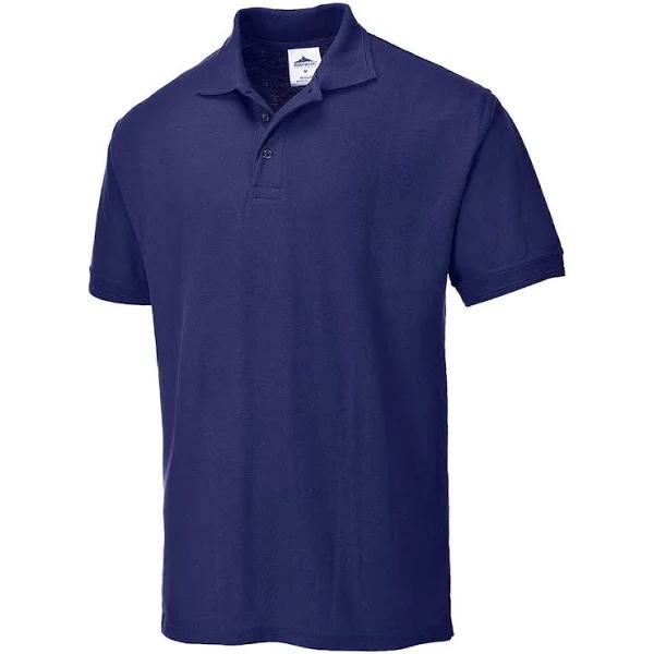 Portwest Naples Mens Polo Shirt Navy XS