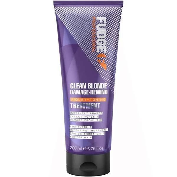 Fudge Clean Blonde Damage Rewind Violet Toning Treatment 200 ml