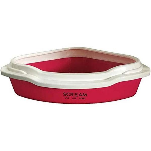 Scream Corner Litter Tray Loud Pink