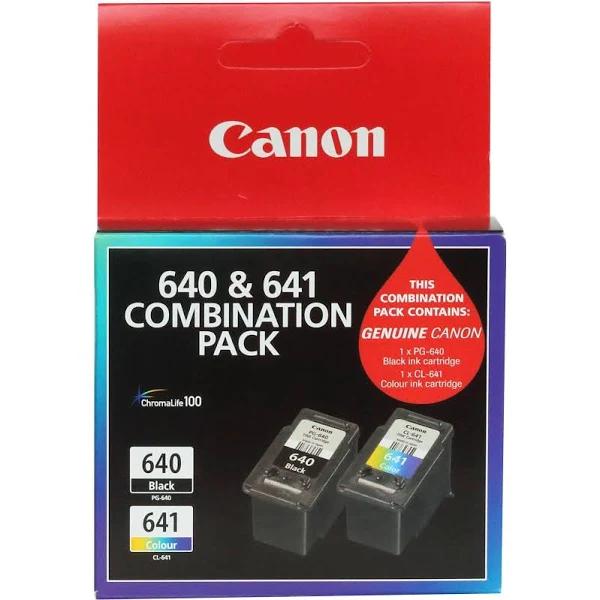 Canon PG640 CL641 Ink Cartridge Twin Pack