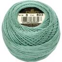 DMC Pearl Cotton Ball Size 8 87yd Very Light Avocado Green