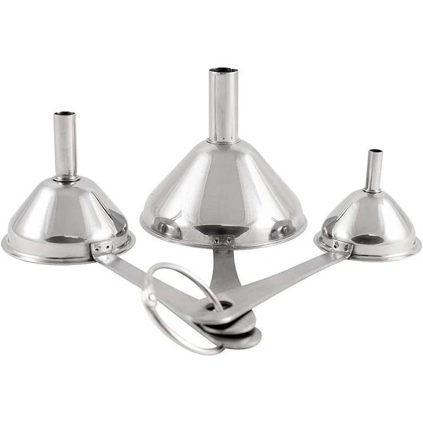 Soffritto A Series Stainless Steel Funnel Set of 3