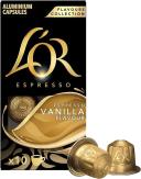 L'Or Espresso Vanilla Coffee - 100 Aluminium Capsules Compatible With Nespresso Machines (10x10 Pods Pack)