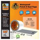 Gorilla Waterproof Patch & Seal Tape 4" x 10' White, (Pack of 2)