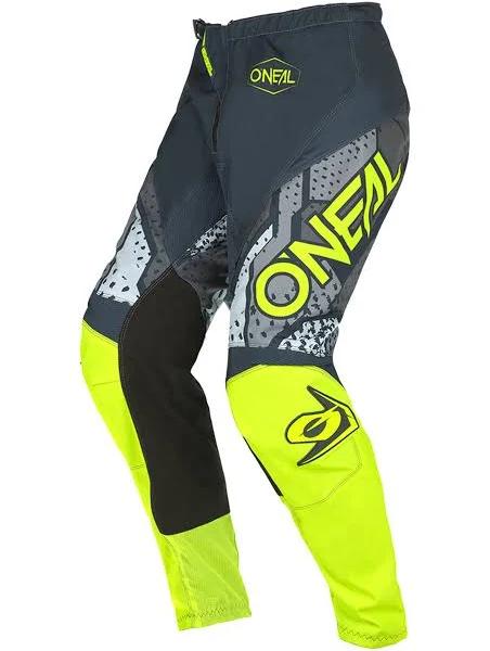 Oneal 2022 Element Camo Grey/Neon Yellow Pants - 36