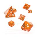 Oakie DOAKIE Dice RPG Set Translucent - Orange (7)