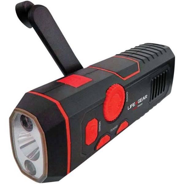 LifeGear LG3763 USB Crank Radio Light