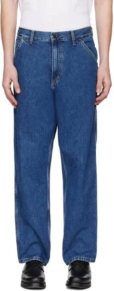 Carhartt Work in Progress Blue Single Knee Jeans