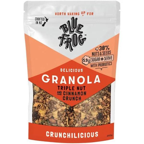 Blue Frog Triple Nut & Cinnamon Crunch Probiotic Granola 350g