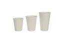 Disposable Coffee Cups Takeaway Paper Single Wall Take Away Bulk 8oz, 100pcs (50 Cups + 50 Lids)