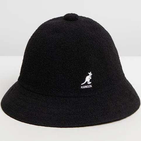 Kangol Bermuda Casual Bucket Hat - Black - S