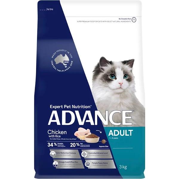 Advance Adult Cat Dry Food - Chicken - 3kg