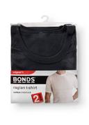 Bonds Men's 2-Pack Raglan Tee - Black