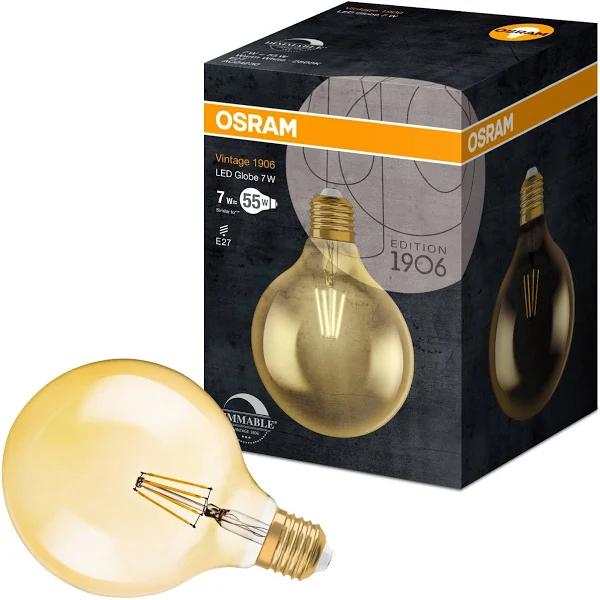 Osram 6.5W 650lm G120 Clear Gold LED E27 Globe