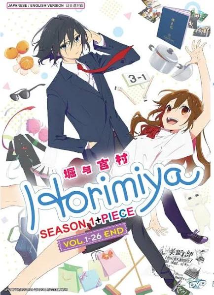 Horimiya DVD Complete Season 1 + 2 English Dubbed