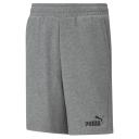 Essentials Youth Sweat Shorts in Medium Gray Heather, Cotton/Polyester by Puma