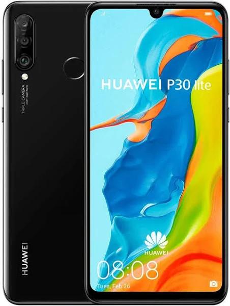 Huawei P30 Lite (128GB, 4GB RAM) 6.15" Display, AI Triple Camera, 32MP Selfie, Dual Sim Global 4G LTE GSM Factory Unlocked MAR-LX3A - International