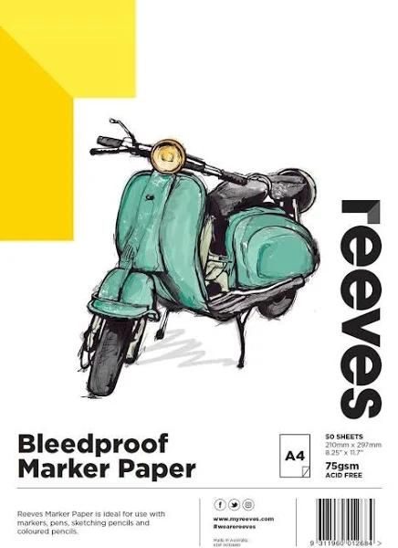 Reeves A4 Bleedproof Paper Pad