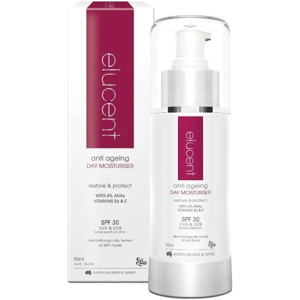 Elucent Anti Ageing Day Moisturiser SPF 30 95ml