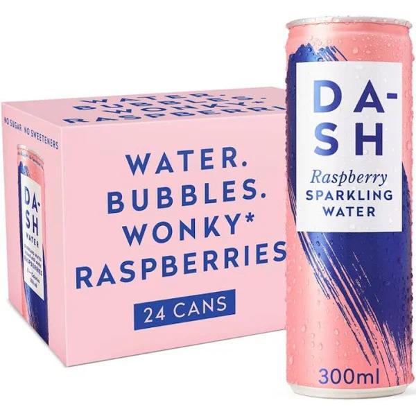 Dash Water Sparkling Water Infused with Wonky Raspberries 300ml x 24