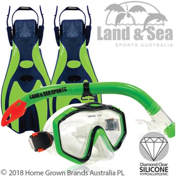 Porpoise Youth Snorkel Set (Lime)