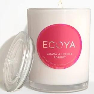 ECOYA: Guava & Lychee Sorbet Metro Candle