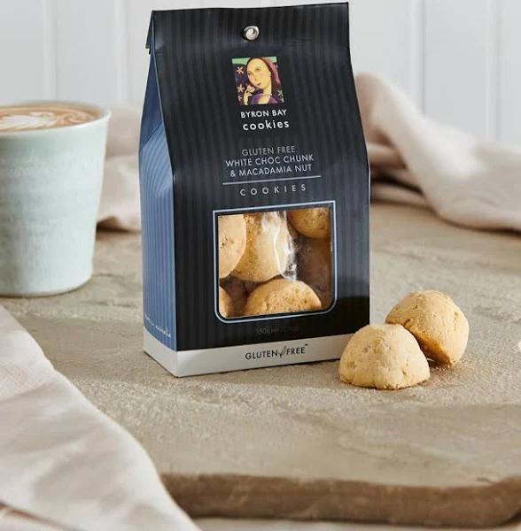 Byron Bay Cookies Gluten Free White Choc Chunk & Macadamia Gift Bag