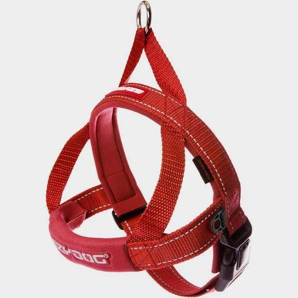 EzyDog Quick Fit Dog Harness Medium Red