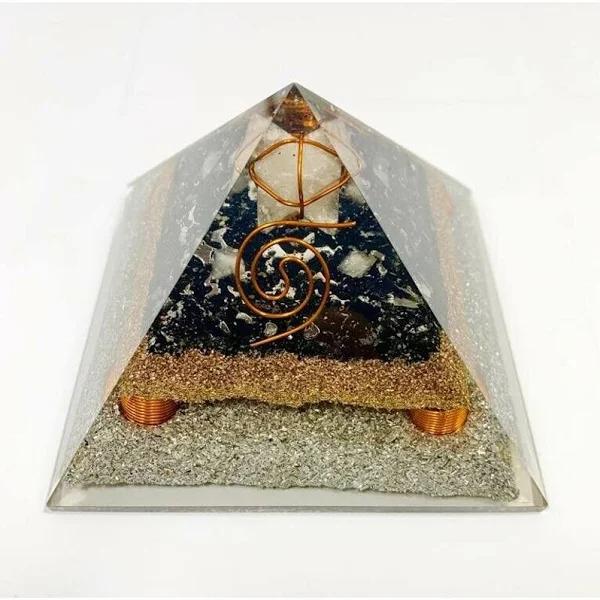 Black Tourmaline Crystal Merkaba Orgonite Orgone Pyramid Emf Protection Energy - AfterPay & zipPay Available