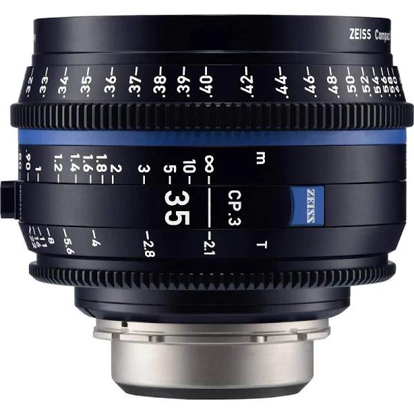 Zeiss CP.3 35mm T2.1 Compact Prime Lens (Canon EF Mount, Feet)