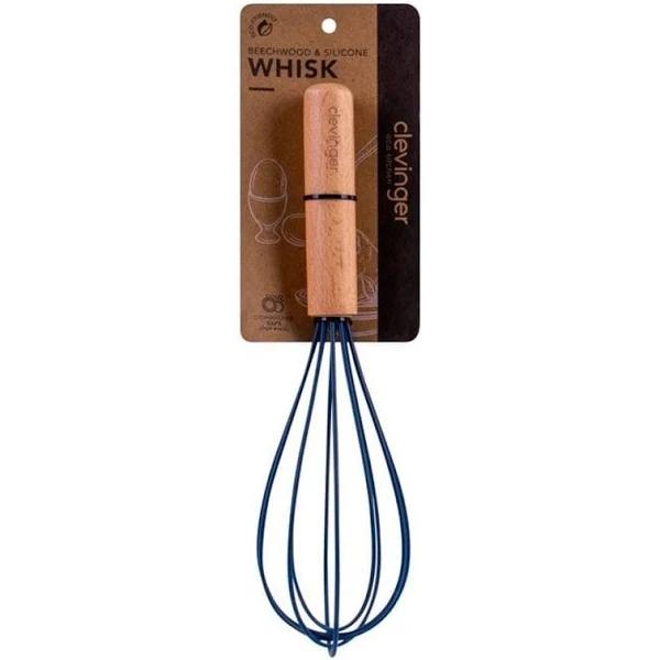 2pcs Beechwood & Silicone Whisk Navy - AfterPay & zipPay Available