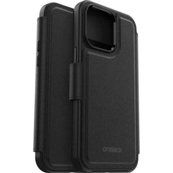 OtterBox Folio Magsafe Case For iPhone 14 Pro Max - Shadow (Black)