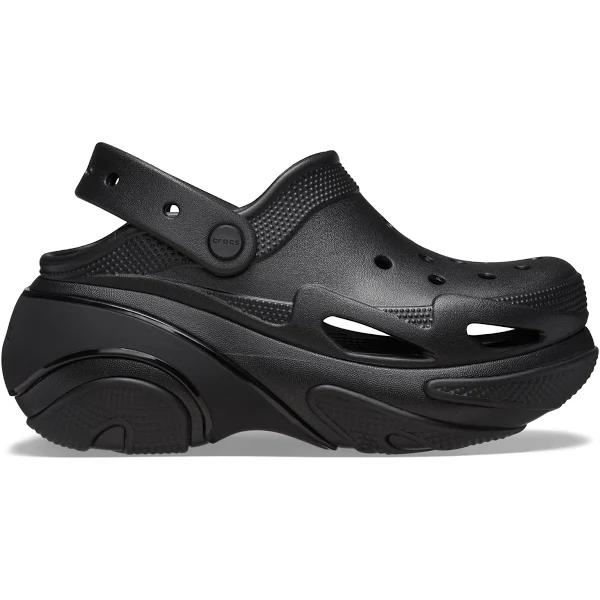 Crocs Unisex Bubble Crush Clogs in Black