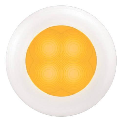 Hella Round Led Courtesy Lamp -Yellow, 12V DC