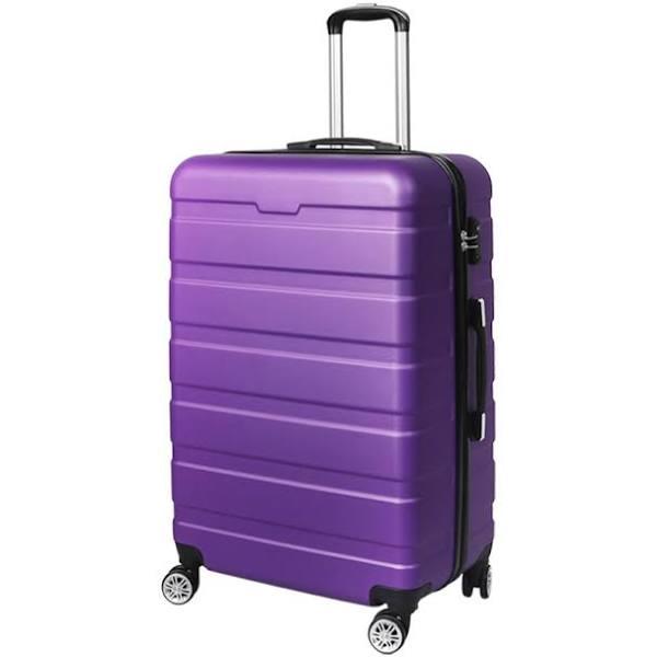 Slimbridge 28" Luggage Suitcase Trolley Travel Packing Lock Hard Shell Purple