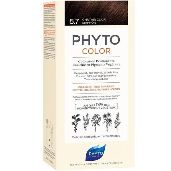 Phyto Phytocolor Permanent Color 5.7 Light Chestnut Brown