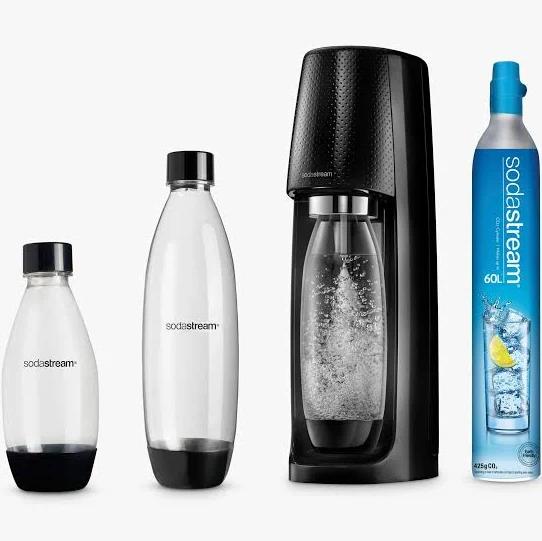 SodaStream Spirit Sparkling Water Maker Megapack-Black - Snatch Deal