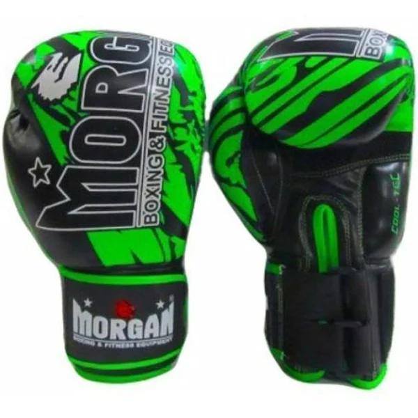 Morgan BKK Ready Boxing & Muay Thai Gloves [12Oz Fluro Green]