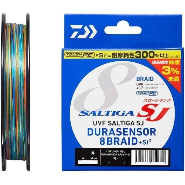 Daiwa PE Line UVF Saltiga SJ Dura Sensor x 8 + SI2, No. 1.5, 1200 M, 5 Colors (with Color Marking)