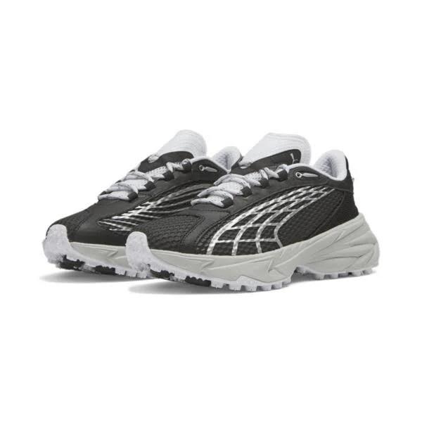 Spirex Speed Unisex Sneakers in Black/Silver Mist, Size 8.5 by Puma