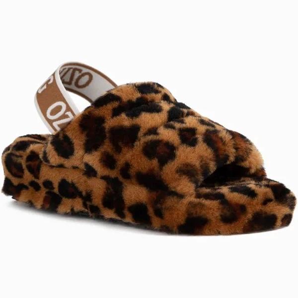 UGG Brooklyn Fluff Slide, Leopard / EU35 / AU5L / 220-225mm