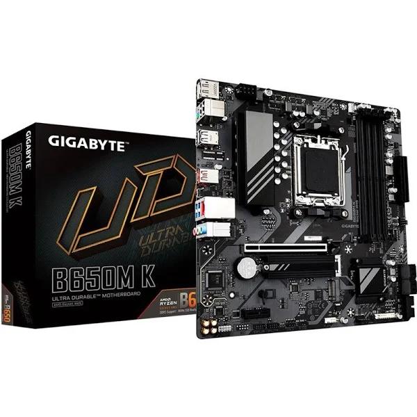 Gigabyte B650M-K AM5 4x DDR5 mATX Motherboard