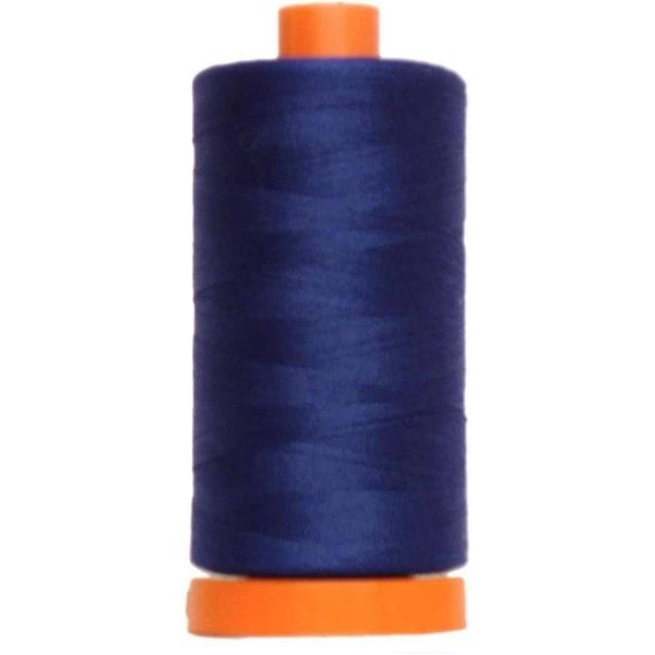 Aurifil 50wt Cotton 1,422yd-Dark Delft Blue