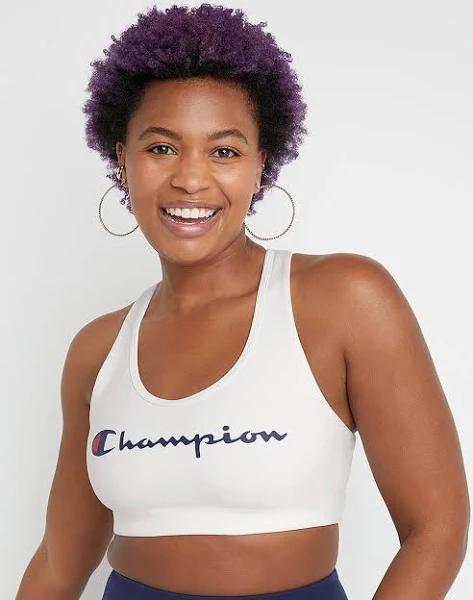 Champion Women's Athletic Apparel Sports Bra - Color: White - M US