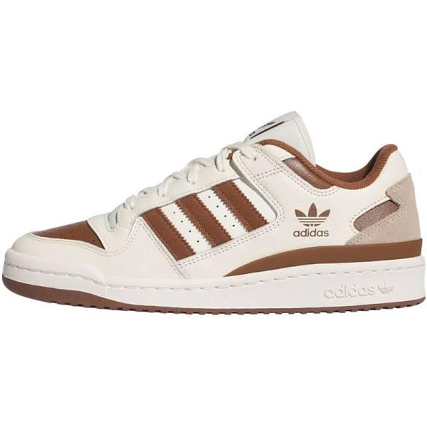 Adidas Originals Forum Low Sneakers in Off White and Brown