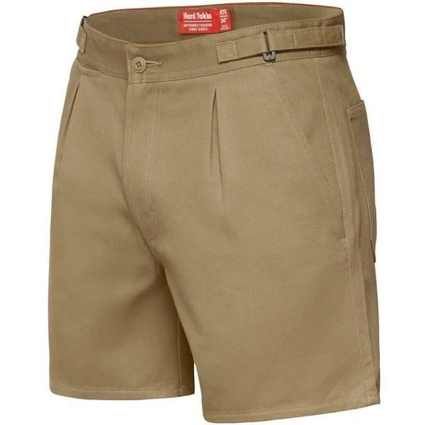 Hard Yakka - Drill Short With Side Tabs - Khaki - 122R