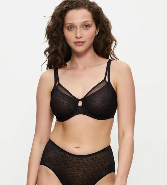 Womens Triumph Signature Sheer Minimiser Bra - Black